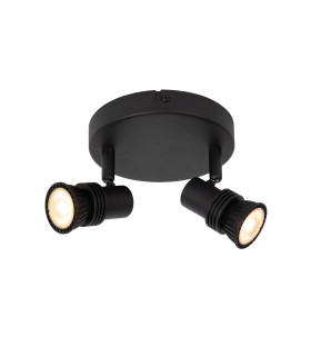Kianti Ceiling spotlight Ø15cm 2xGU10 - Black-1
