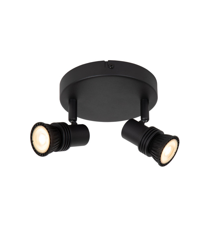 Kianti Ceiling spotlight Ø15cm 2xGU10 - Black-1