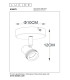 Kianti Wall spotlight Wall light Ø10cm 1xGU10 - Black-4