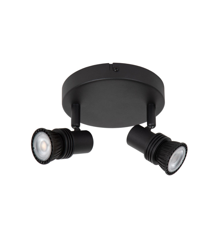Kianti Ceiling spotlight Ø15cm 2xGU10 - Black-3