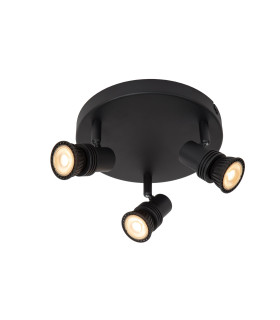 Kianti Ceiling spotlight Ø21cm 3xGU10 - Black-1