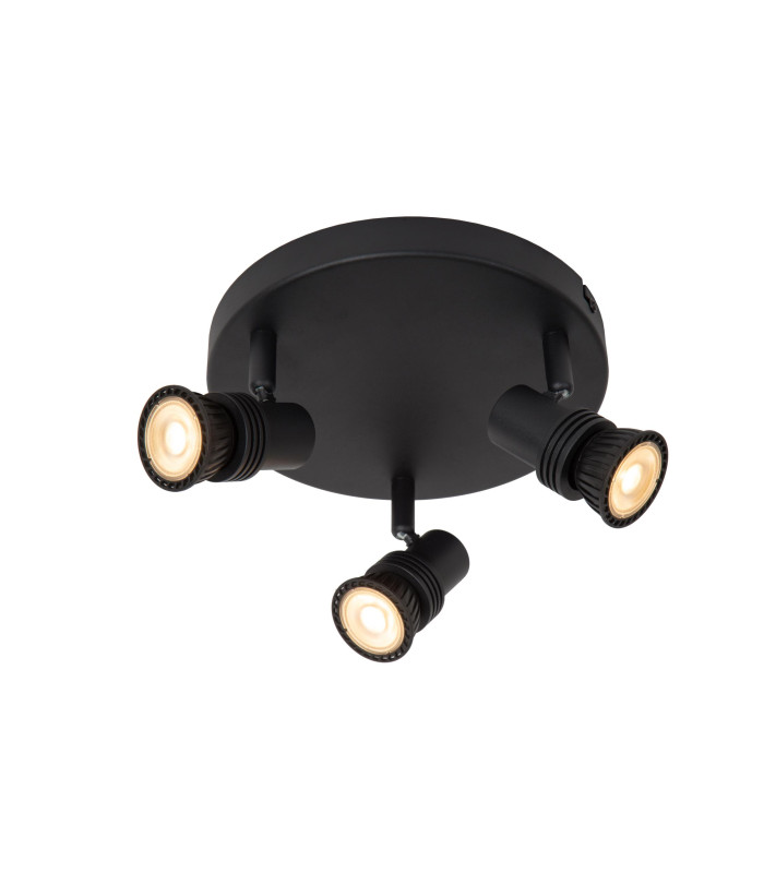Kianti Ceiling spotlight Ø21cm 3xGU10 - Black-1