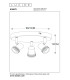 Kianti Ceiling spotlight Ø21cm 3xGU10 - Black-7