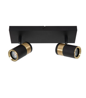 Gorik Ceiling spotlight - 2xGU10 - Black-2
