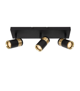 Gorik Ceiling spotlight - 3xGU10 - Black-1