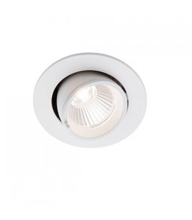 Integrated LED Recessed Light Matt White, Glass - 1