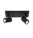 Amigo Ceiling spotlight - 2xGU10 - Black-1