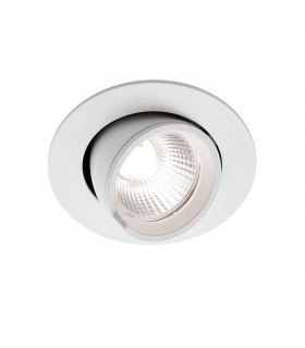 Integrated LED Recessed Light Matt White, Glass - 1