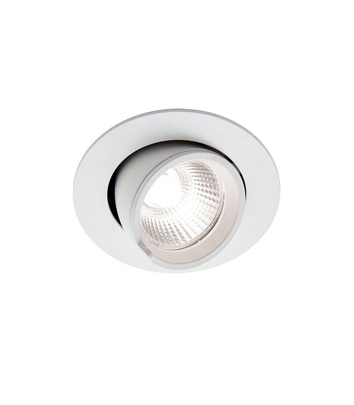 Integrated LED Recessed Light Matt White, Glass - 1