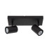 Amigo Ceiling spotlight - 2xGU10 - Black-2