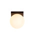 Tassa Flush ceiling light Bathroom Ø13.5cm LED Dim to warm 1800K/3000K IP40 - Black-1