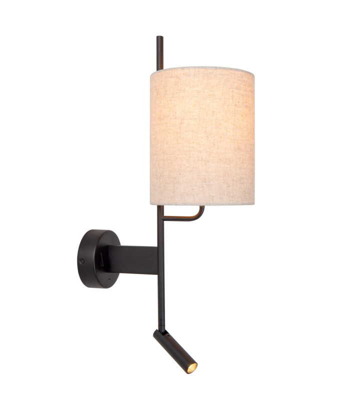 Magic Wall light - 1xE27 - With USB charging point - Black-1