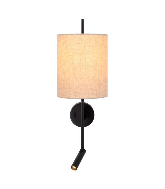 Magic Wall light - 1xE27 - With USB charging point - Black-6