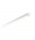 Integrated LED Linear Emergency Batten Flush Light Opal, Gloss White - 1