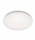 Integrated LED Bathroom Microwave Flush Light Gloss White, Frosted Pmma IP44 - 1