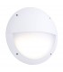 Integrated LED Outdoor Microwave Wall Light Matt White Textured, Opal IP65 - 1