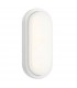 Integrated LED Outdoor Large Wall Light Matt White Textured, Opal IP54 - 1