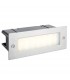 Integrated LED Outdoor Recessed Light Marine Grade Brushed Stainless Steel, Frosted IP44 - 1