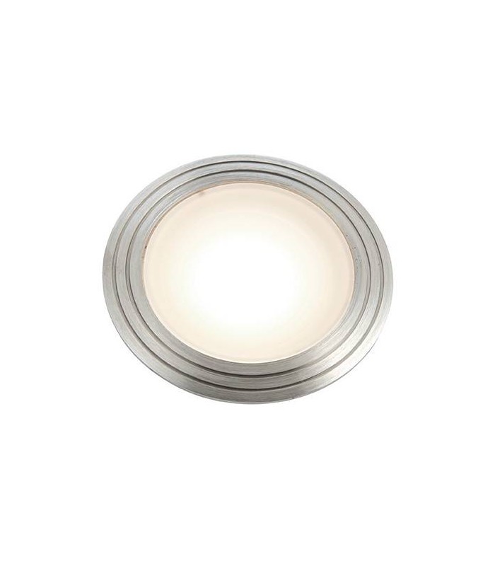 Integrated LED 1 Light Outdoor Recessed Light Marine Grade Brushed Stainless Steel, Frosted IP67 - 1