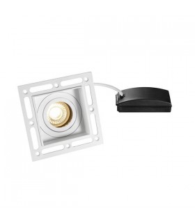 LED Recessed Trimless Downlight Matt White - 1