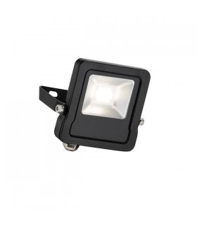 Integrated LED Outdoor Wall Flood Light Matt Black, Glass IP65 - 1