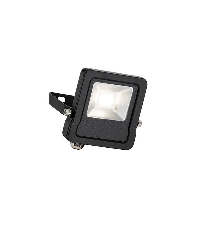 Integrated LED Outdoor Wall Flood Light Matt Black, Glass IP65 - 1