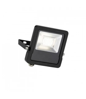 Integrated LED Outdoor Wall Flood Light Matt Black, Glass IP65 - 1