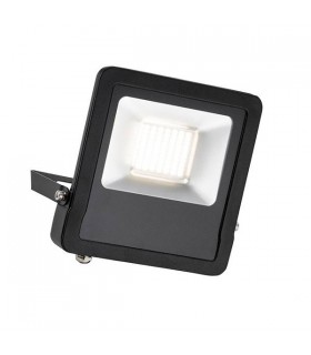 Integrated LED Outdoor Wall Flood Light Matt Black, Glass IP65 - 1
