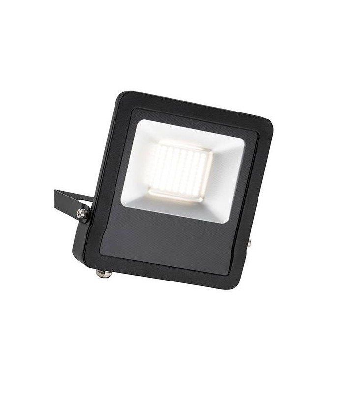 Integrated LED Outdoor Wall Flood Light Matt Black, Glass IP65 - 1