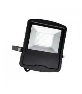 Integrated LED Outdoor Wall Flood Light Matt Black, Glass IP65 - 1
