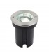 Integrated LED 1 Light Outdoor Recessed Light Brushed Stainless Steel, Glass IP67 - 1