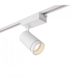 1 Light Integrated LED Track Light Matt White, Prismatic - 1