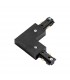 Track L Connector Black - 1