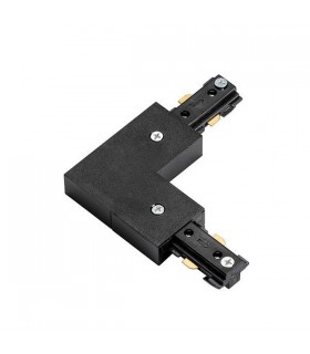 Track L Connector Black - 1