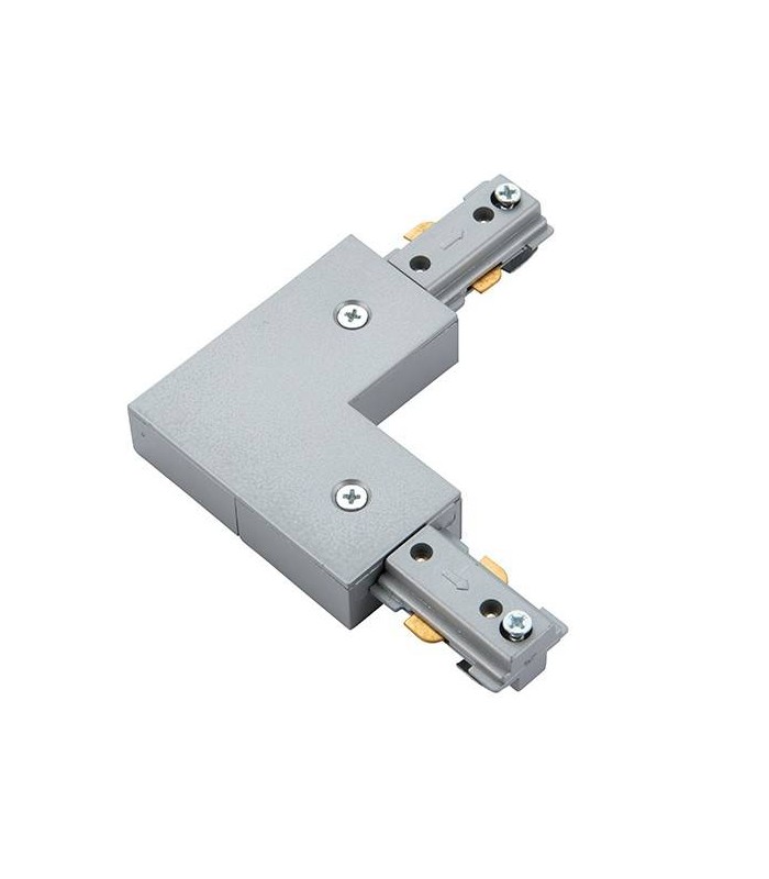 Track L Connector Silver - 1