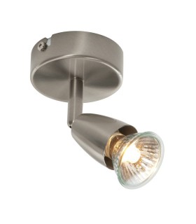 1 Light Spotlight Satin Nickel, GU10 - 1
