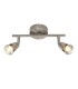 2 Light Spotlight Satin Nickel, GU10 - 1