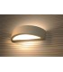 1 Light Ceramic Flush Wall Light White, E27 - 2
