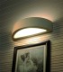 1 Light Ceramic Flush Wall Light White, E27 - 3