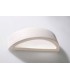 1 Light Ceramic Flush Wall Light White, E27 - 5