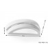 1 Light Ceramic Flush Wall Light White, E27 - 3