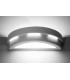 1 Light Ceramic Flush Wall Light White, E27 - 4