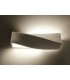 1 Light Ceramic Flush Wall Light White, E27 - 2