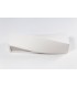 1 Light Ceramic Flush Wall Light White, E27 - 5