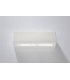 1 Light Ceramic Flush Wall Light White, E27 - 3