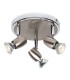 3 Light Spotlight Brushed Chrome, GU10 - 1