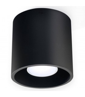 1 Light Surface Mounted Downlight Black, GU10 - 1