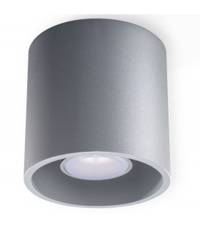 1 Light Surface Mounted Downlight Grey, GU10 - 1