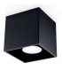 1 Light Surface Mounted Downlight Black, GU10 - 1
