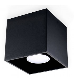 1 Light Surface Mounted Downlight Black, GU10 - 1